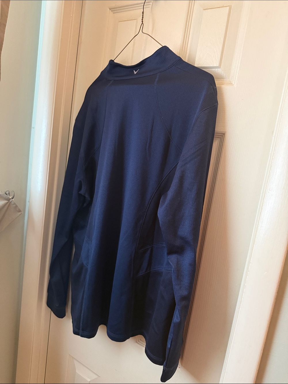 Callaway Navy Blue Full-Zip Golf Jacket with Embroidered Crest - Picture 3 of 4